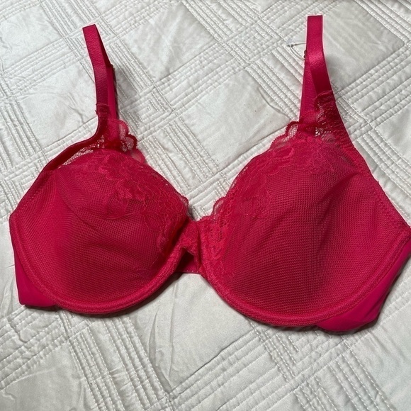 Natori Avail Full Figure Bra 32DD Convertible J Hook Underwire Contour in Chili - Picture 5 of 9